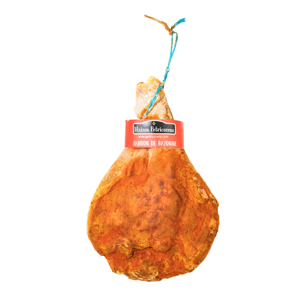 packshot produit de jambon petricorena basque
